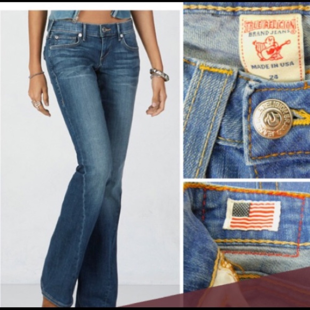 True Religion Joey Twisted flare jeans Sz …